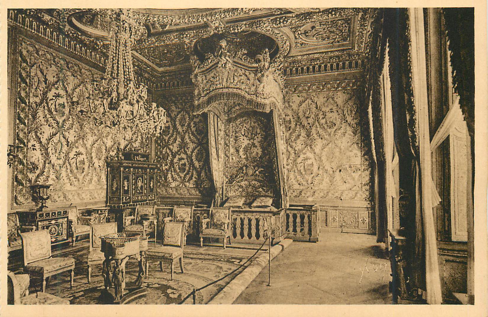 Habitación real — Sala ricamente decorada — Editor no identificado, número de serie no legible