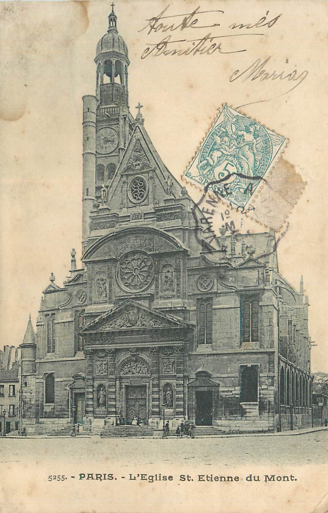 CPA Paris l'Eglise St Etienne du Mont