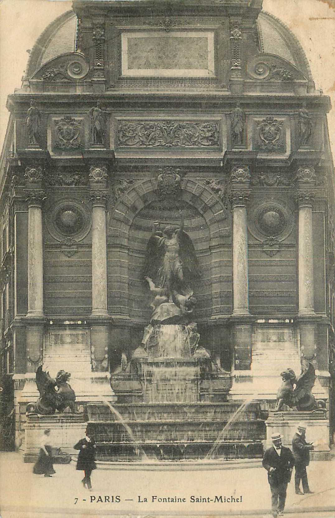 CPA Paris La Fontaine Saint Michel