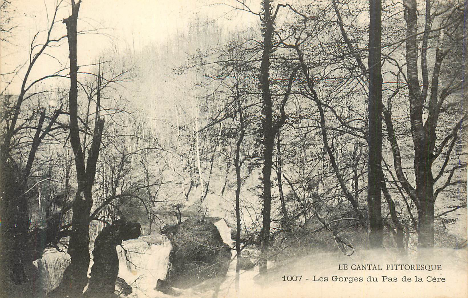 CPA Le Cantal Pittoresque Les Gorges du Pas de la Cere