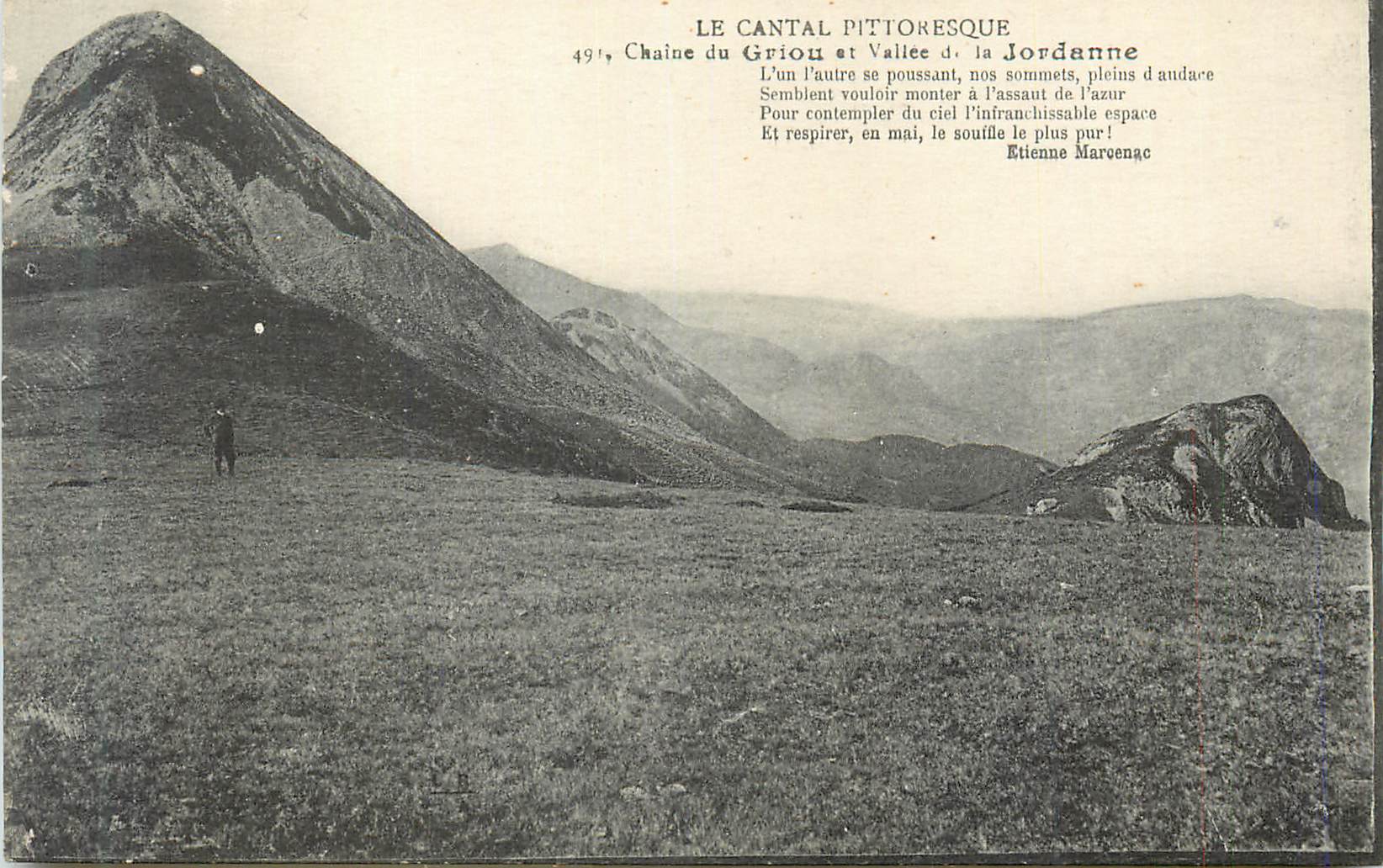 CPA Le Cantal Pittoresque Chaine du Griou et Vallee de la Jordanne