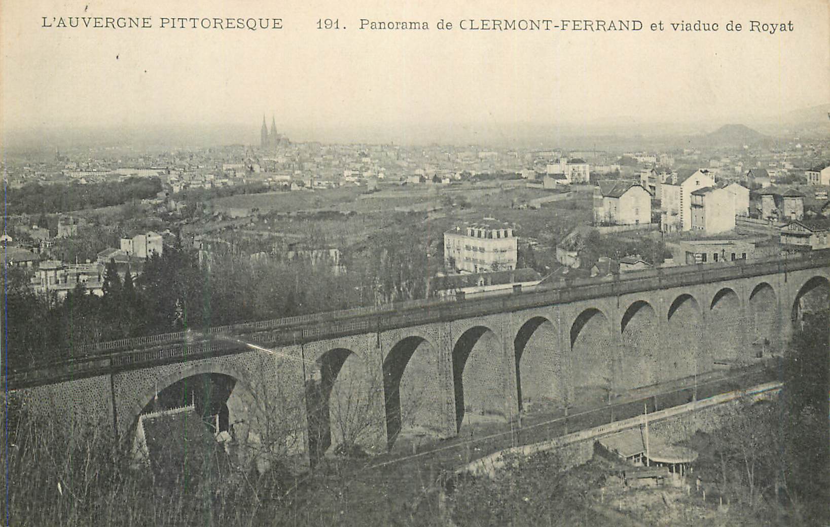 Clermont-Ferrand and Royat Viaduct — View of Auvergne, no. 191