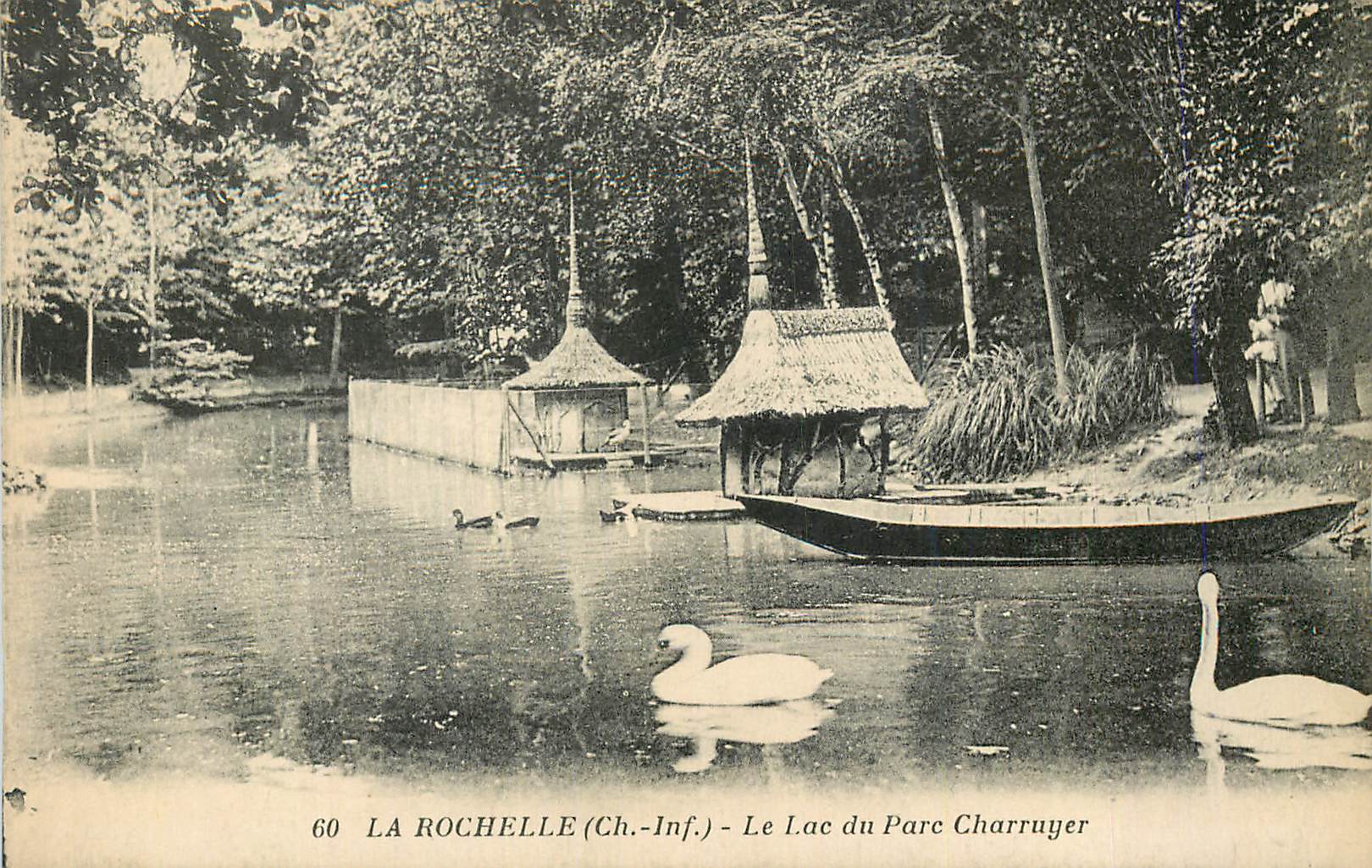 CPA La Rochelle (Ch Inf) Le Lac du Parc Charruyer