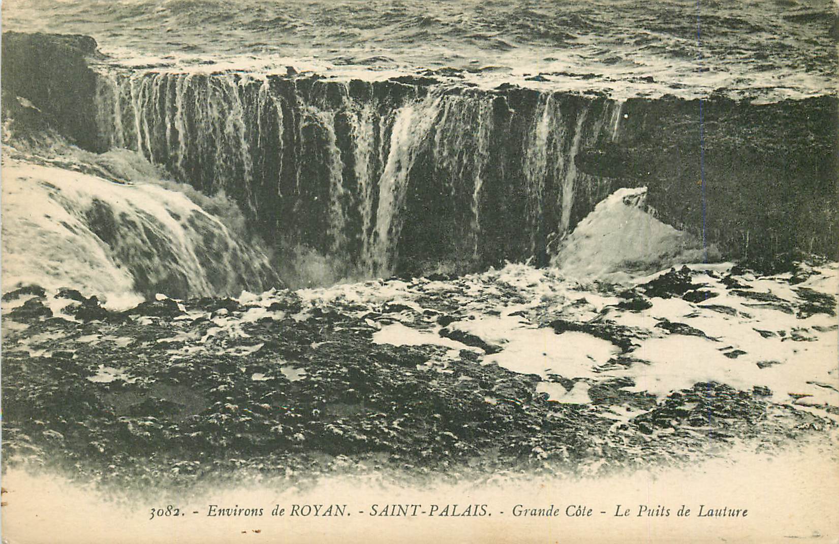 CPA Environs de Royan Sant Palais Grande Cote Le Puits de Lauture