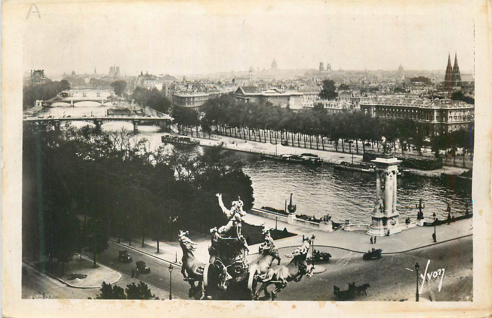 CPM Paris en Flanant Perspective sur la Seine