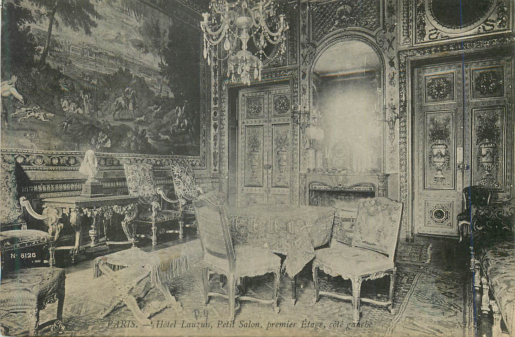 CPA Paris Hotel Lauzun Petit Salon premier Etage Cote Gauche