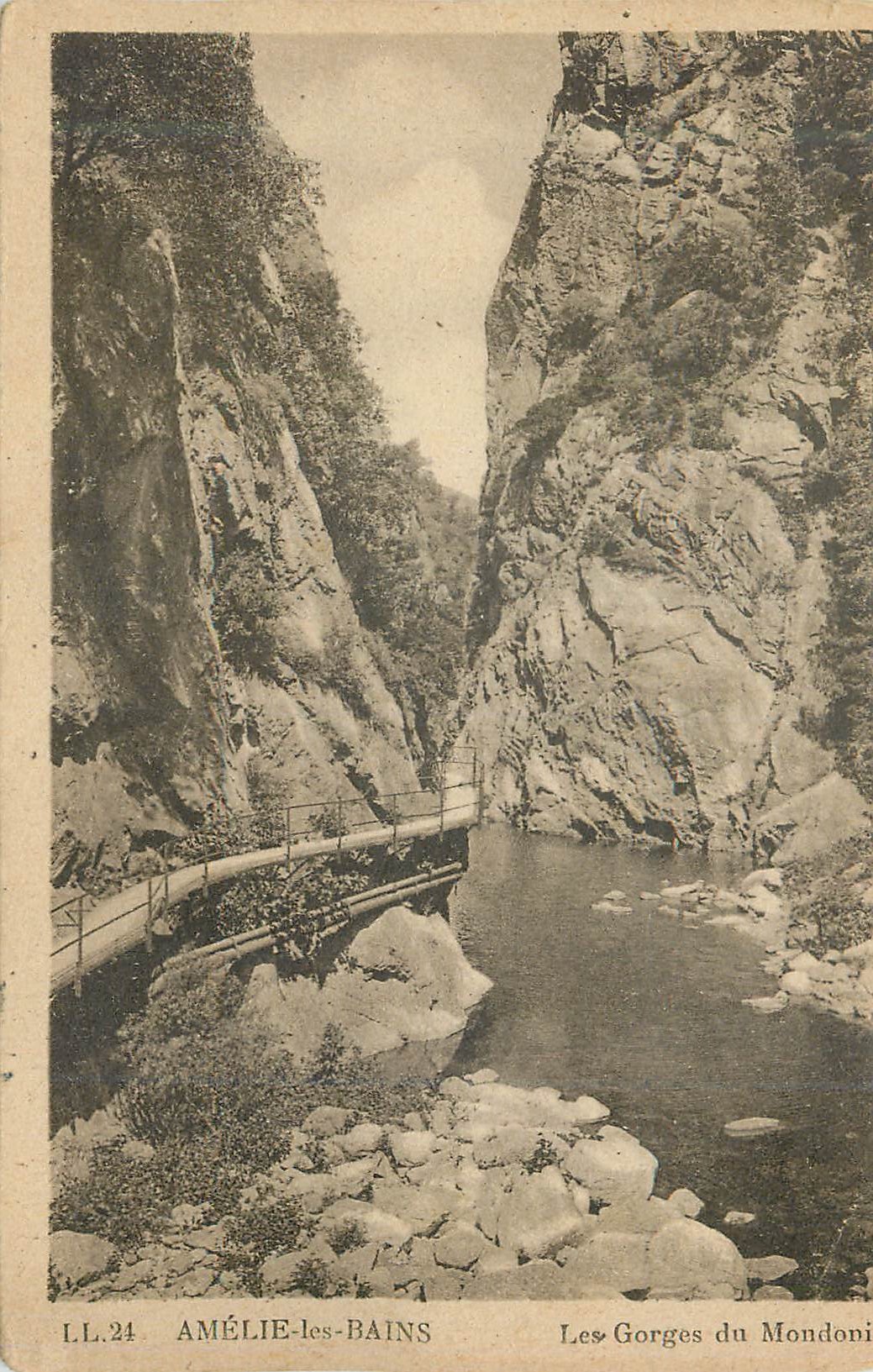 CPA Amelie les Bains Les Gorges du Mondoni