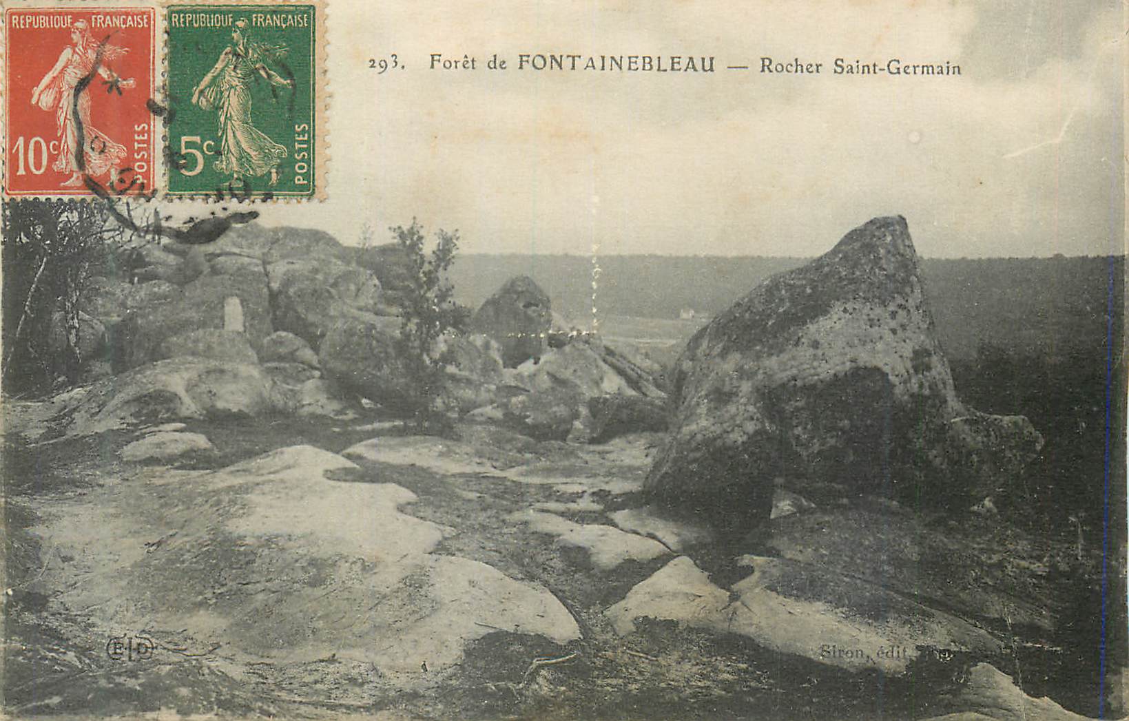 Wälder von FONTAINEBLEAU — Rocher Saint-Germain — Siron, Verlag