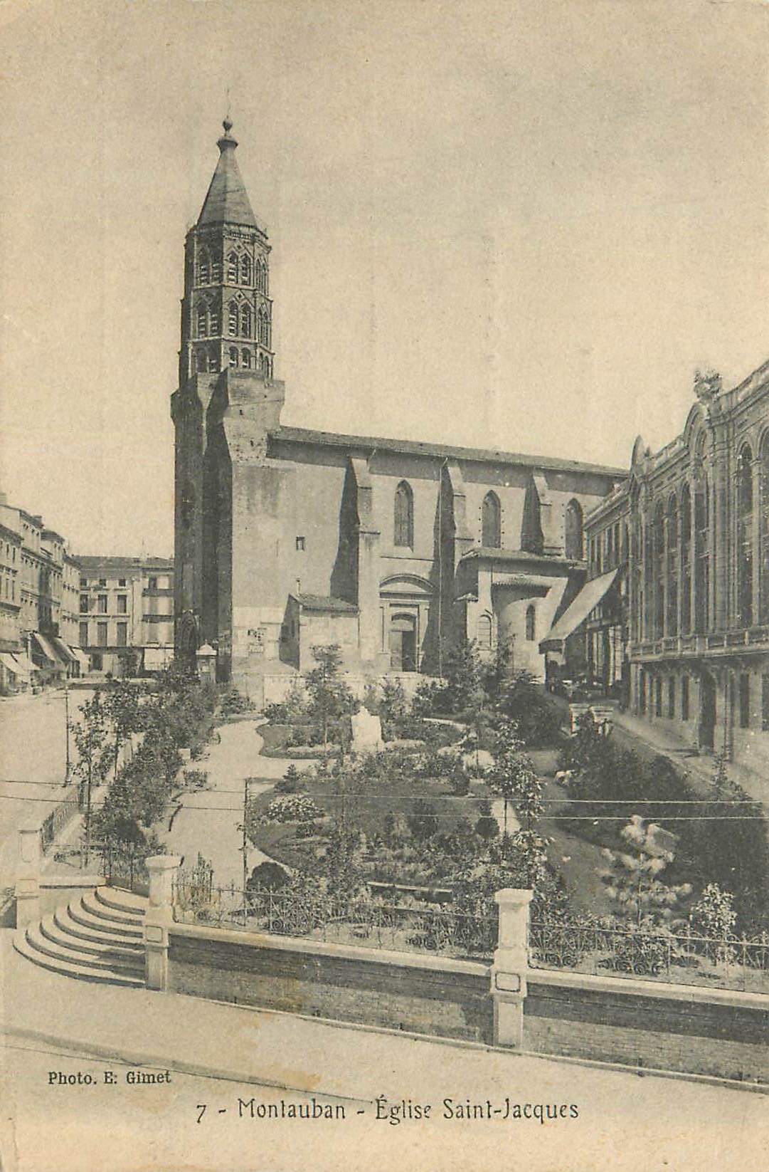 CPA Montauban Eglise Saint Jacques