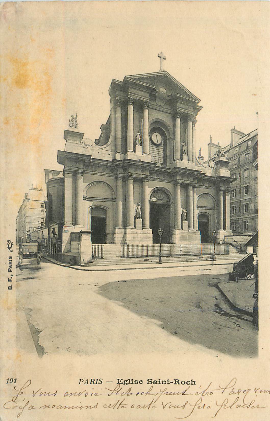 CPA Paris Eglise Saint Roch
