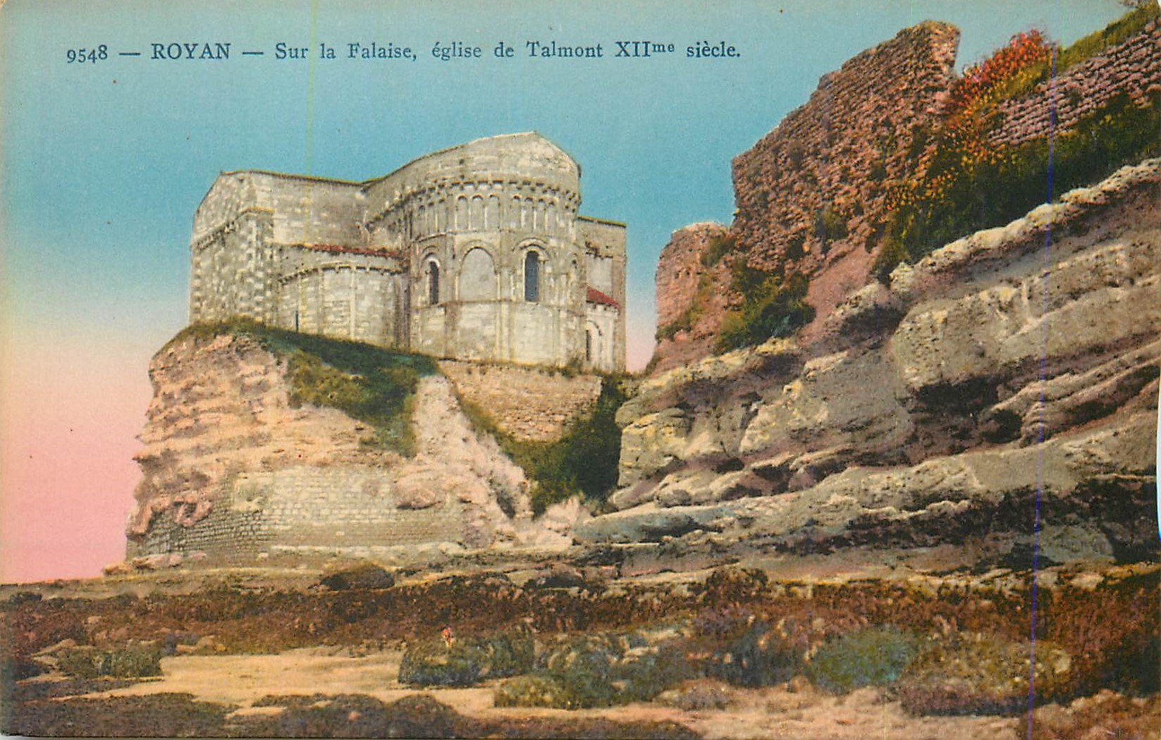 CPA Royan Sur la Falaise Eglise de Talmont XIIe Siecle