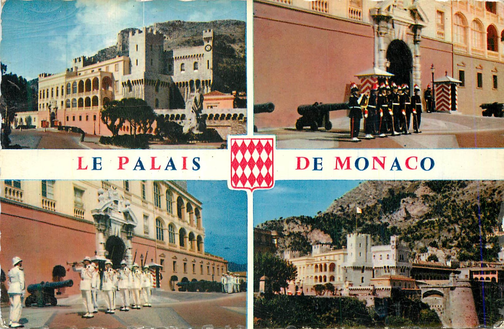 CPM Le Palais de Monaco Reflets de la Cote d'Azur Militaria