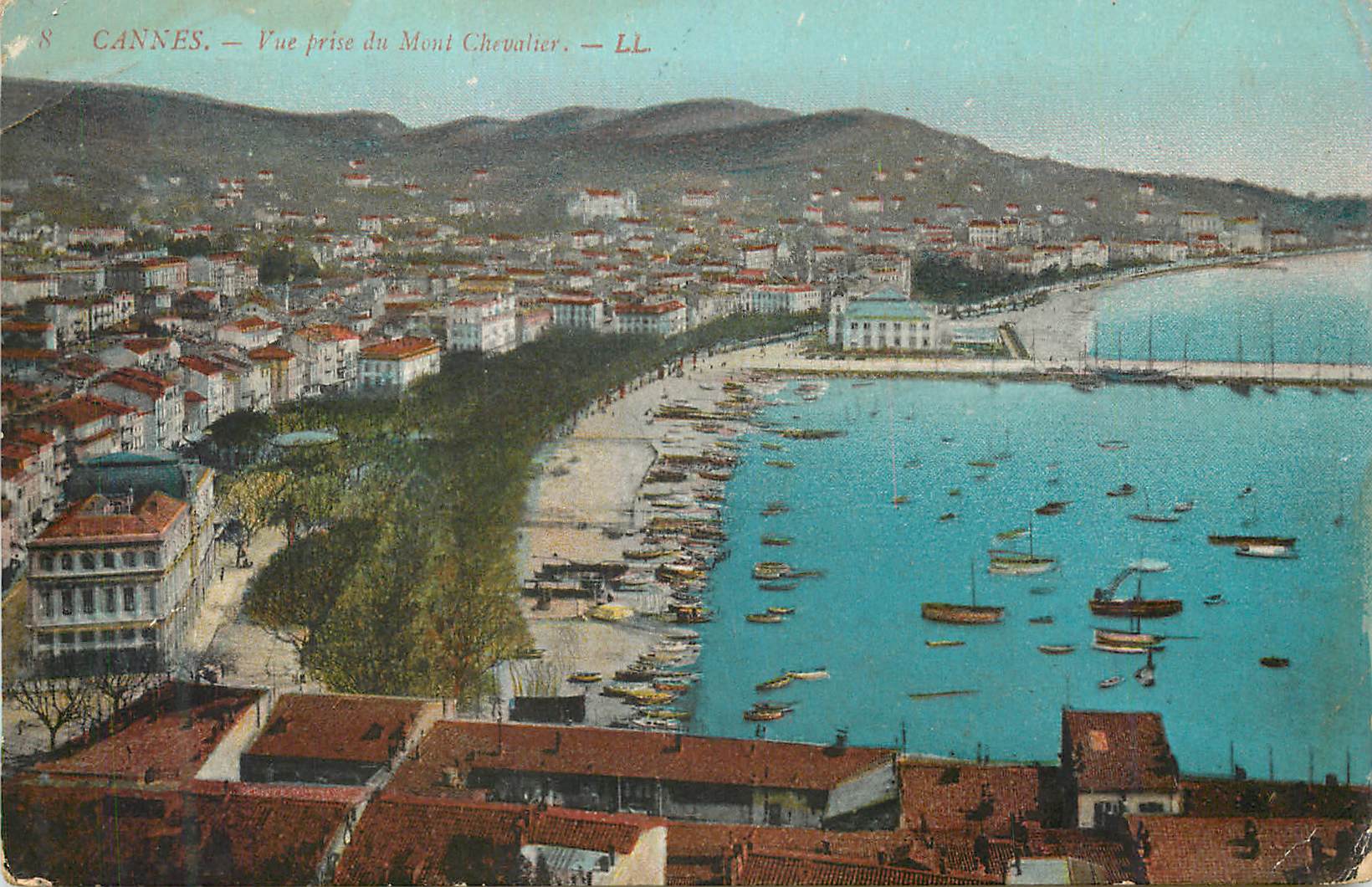 CPA Cannes Vue prise du Mont Chevalier