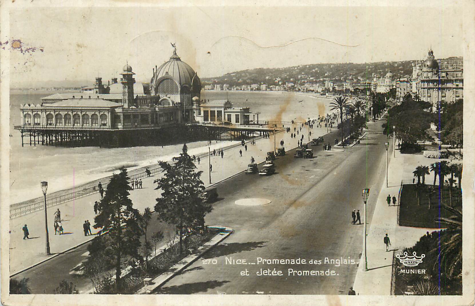 Nice — Promenade des Anglais et Jetée — Munier n°270