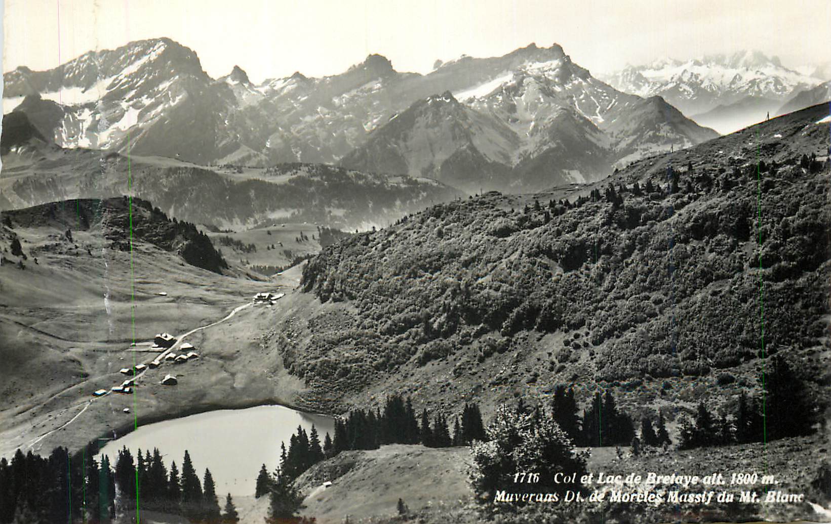 CPM Col et Lac de Bretaye alt 1800 m Murevans Massif du Mont Blanc