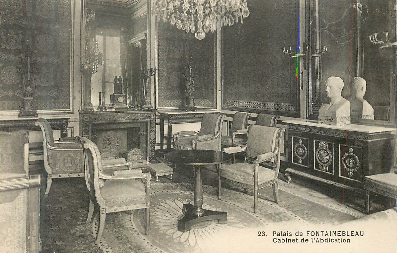 Palacio de FONTAINEBLEAU — Estudio de la Abdicación — n°23