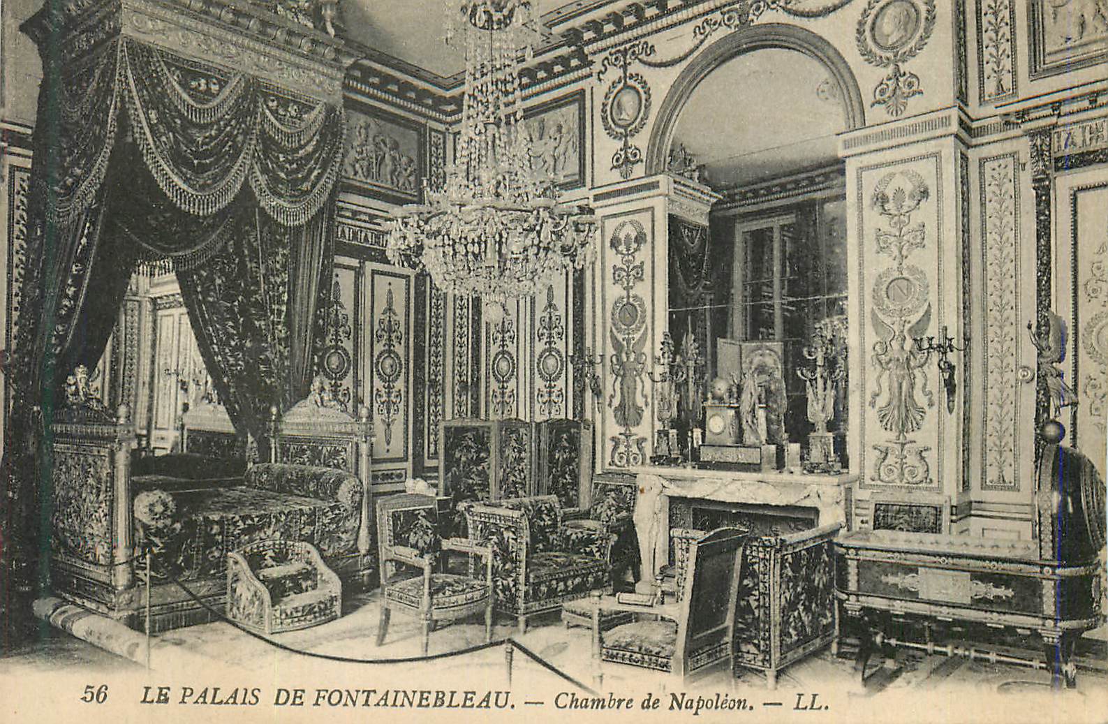 Das Schloss Fontainebleau — Zimmer Napoleons — LL. — Nr. 56