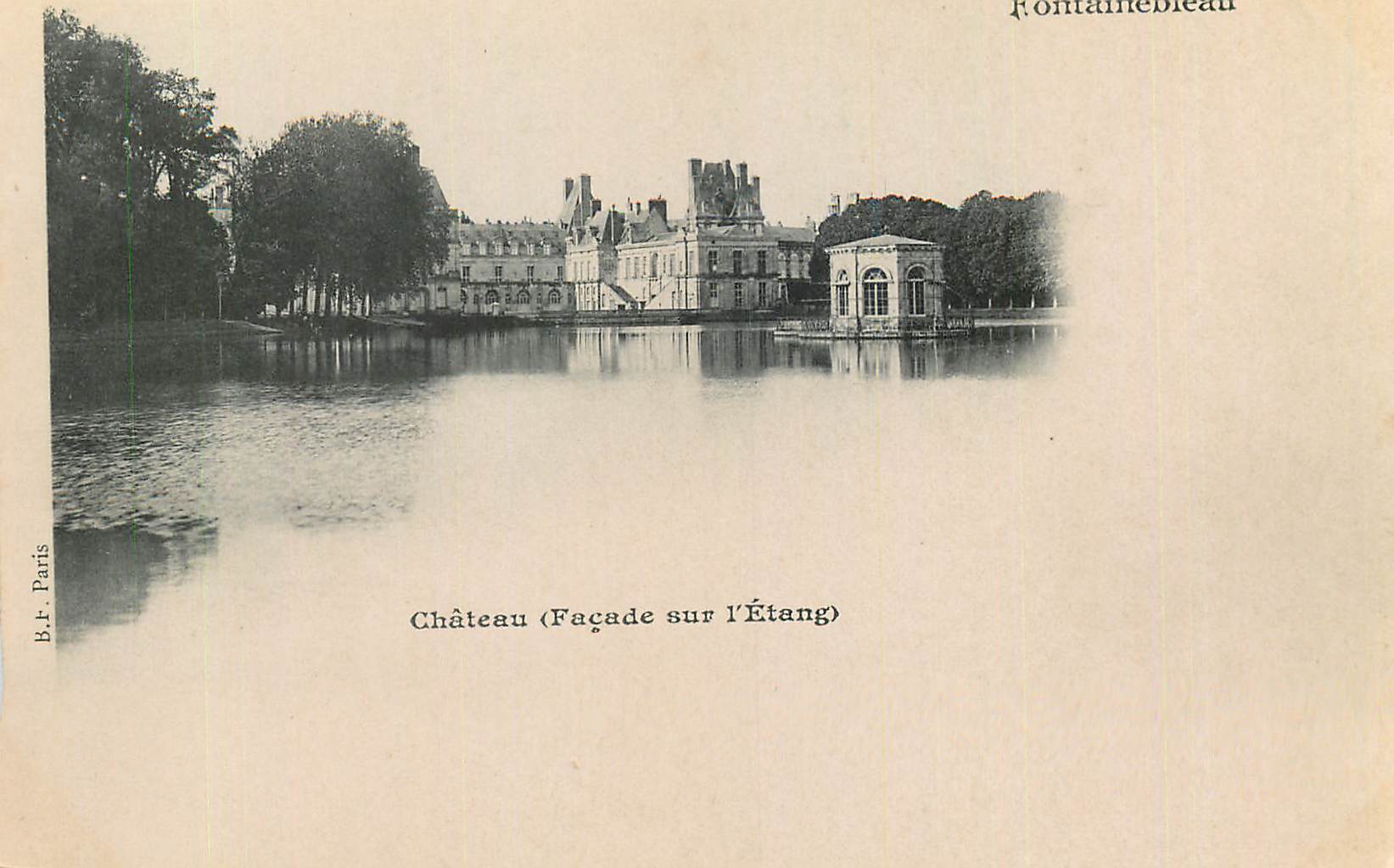 Castillo (Fachada sobre el Estanque) — Romainebeau — B.R. Paris