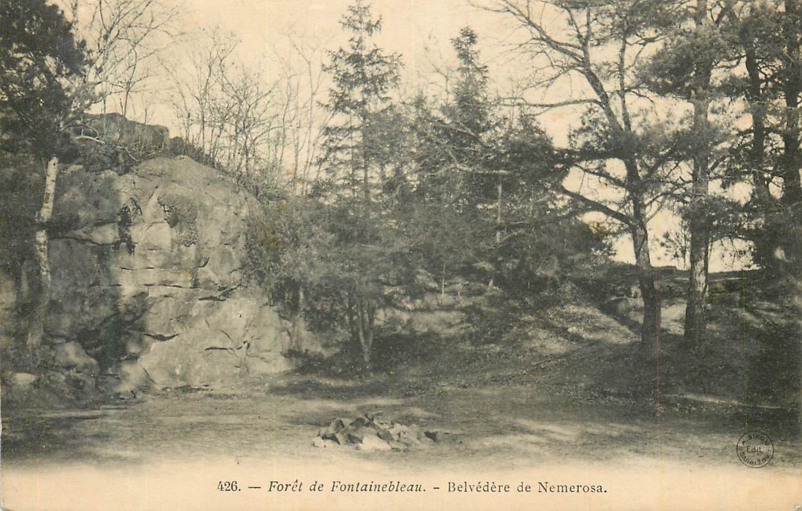 Forêt de Fontainebleau — Belvédère de Nemerosa — Éditeur : Nîmes
