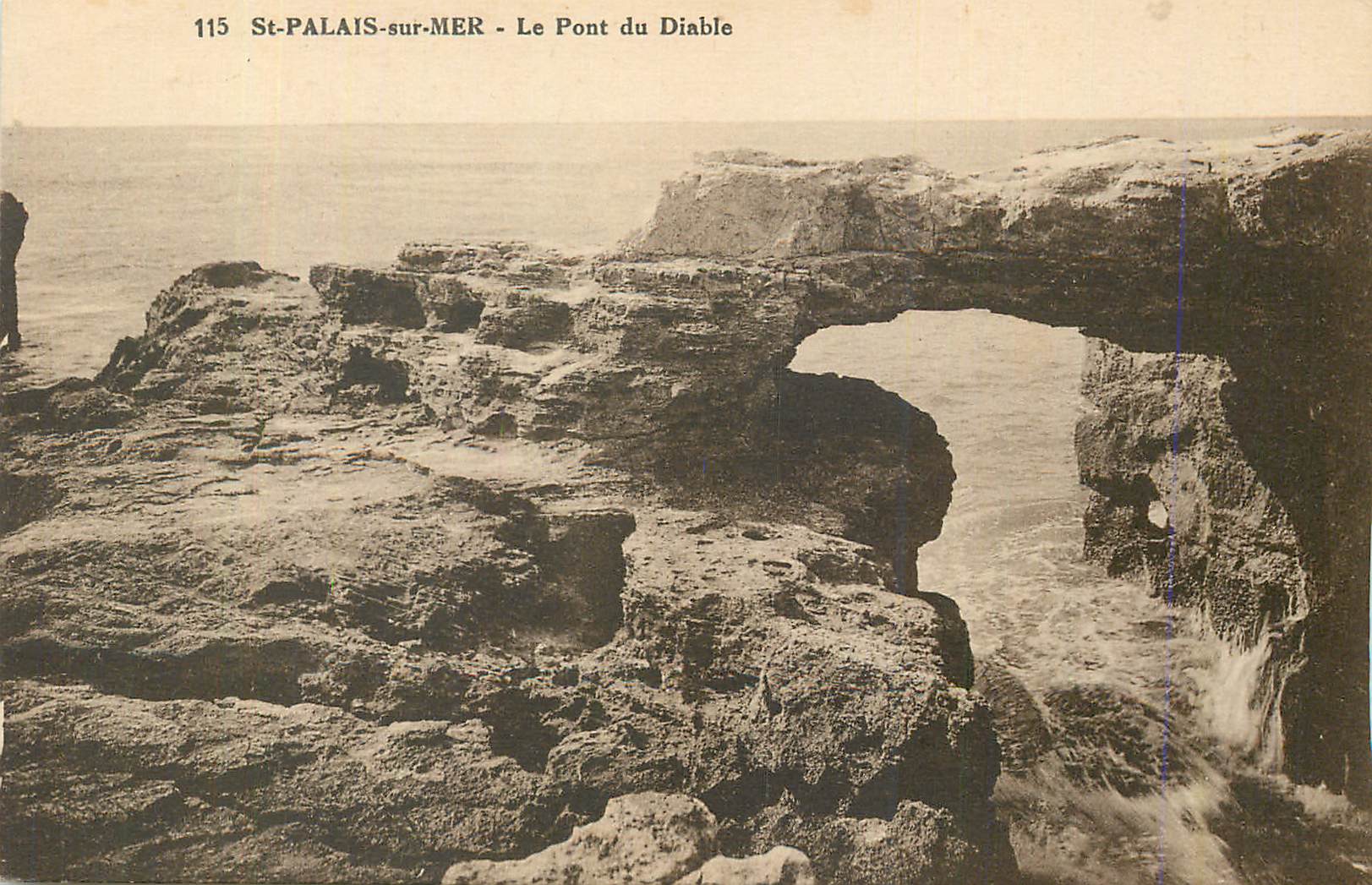 St-PALAIS-sur-MER - Le Pont du Diable — éditeur inconnu, n° de série 115