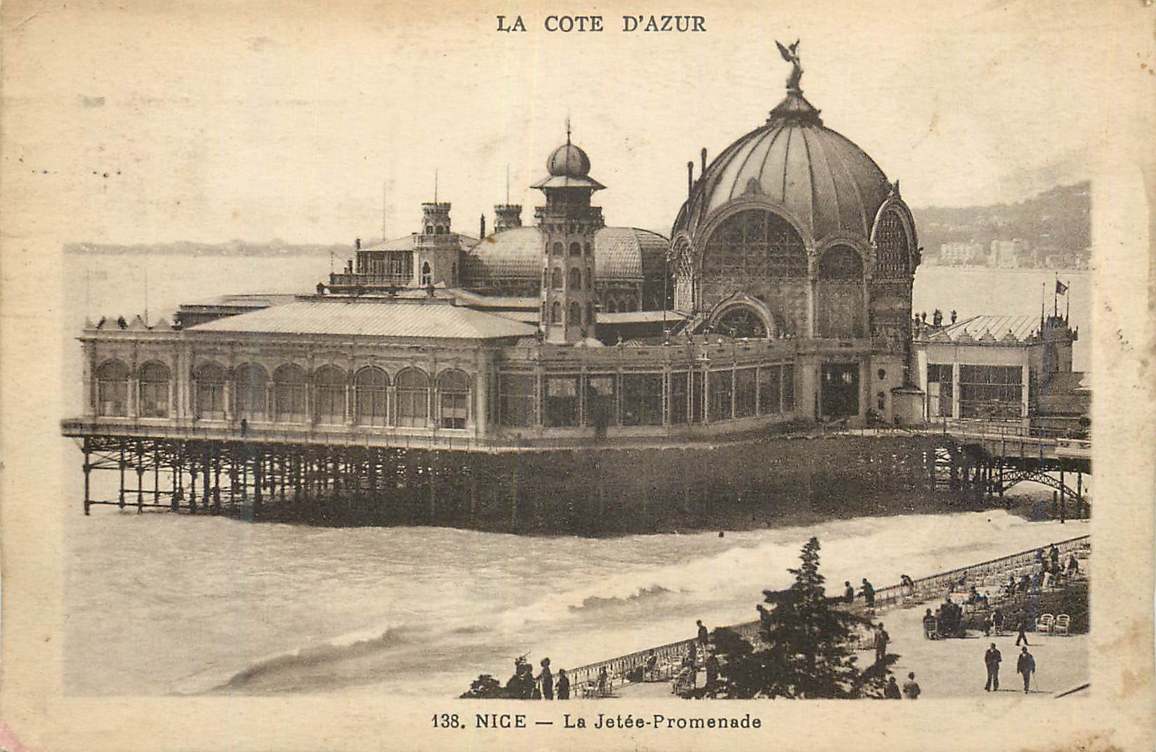 CPA Nice La Cote d'Azur La Jetee Promenade