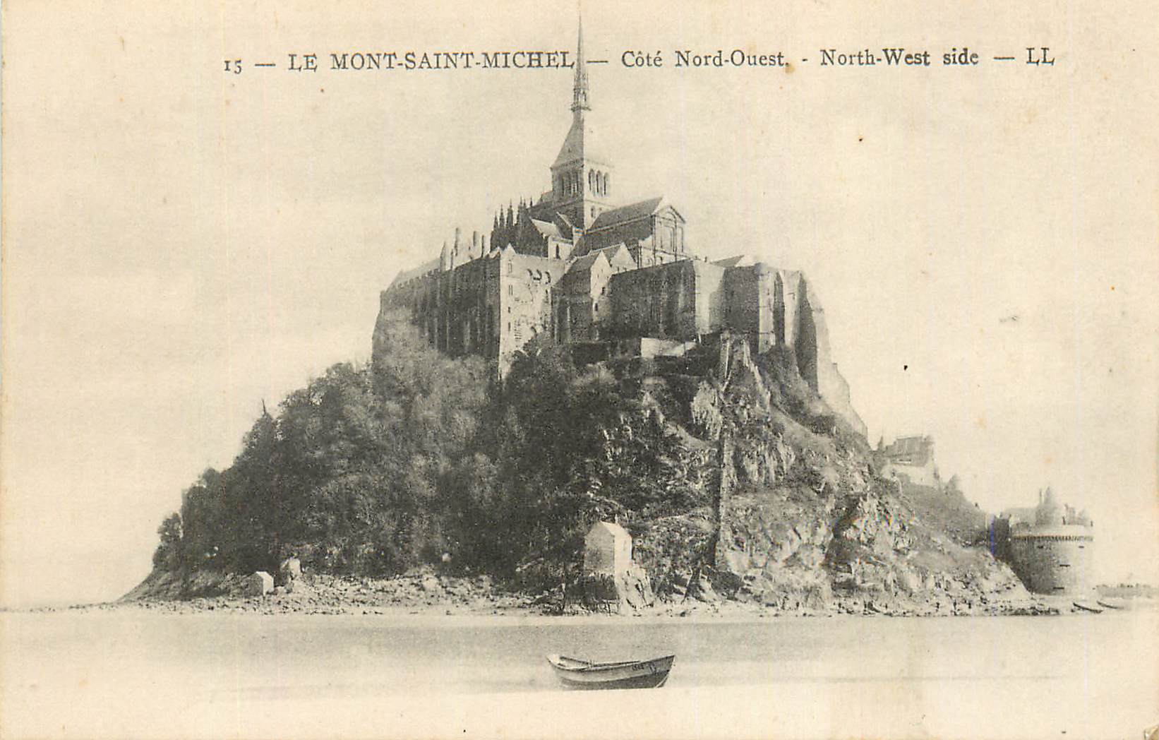 CPA Le Mont Saint Michel Cote Nord Ouest