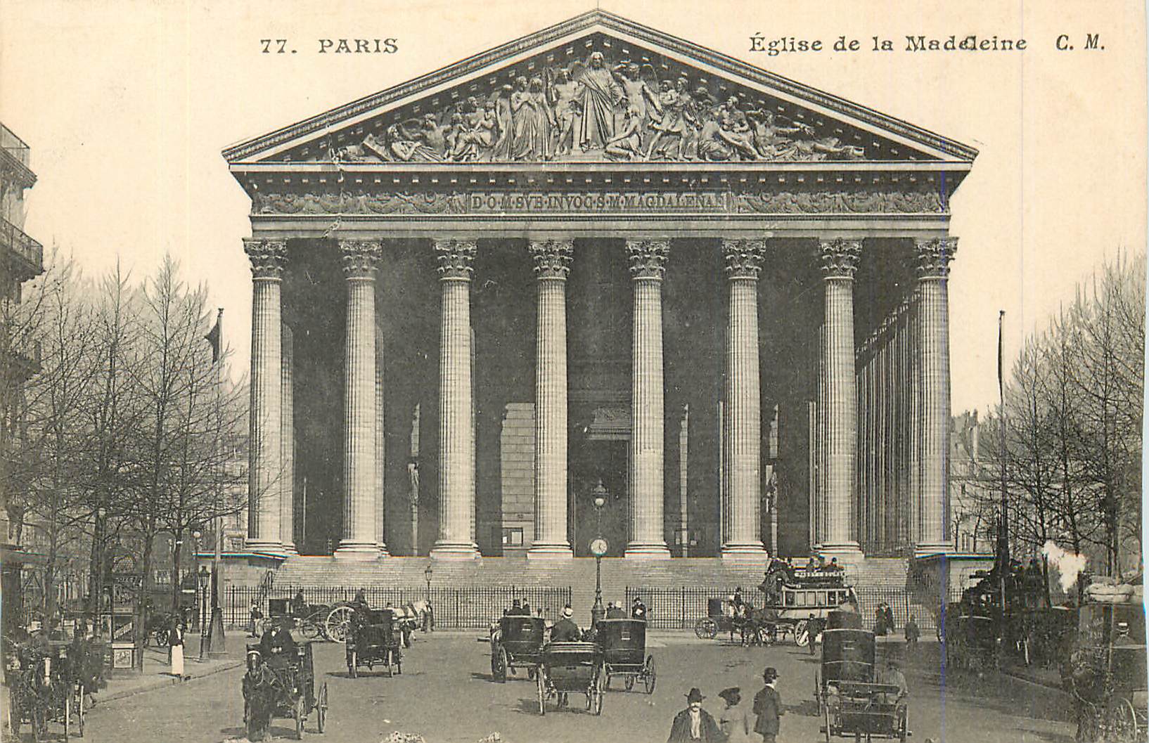 CPA Paris Eglise de la Madeleine