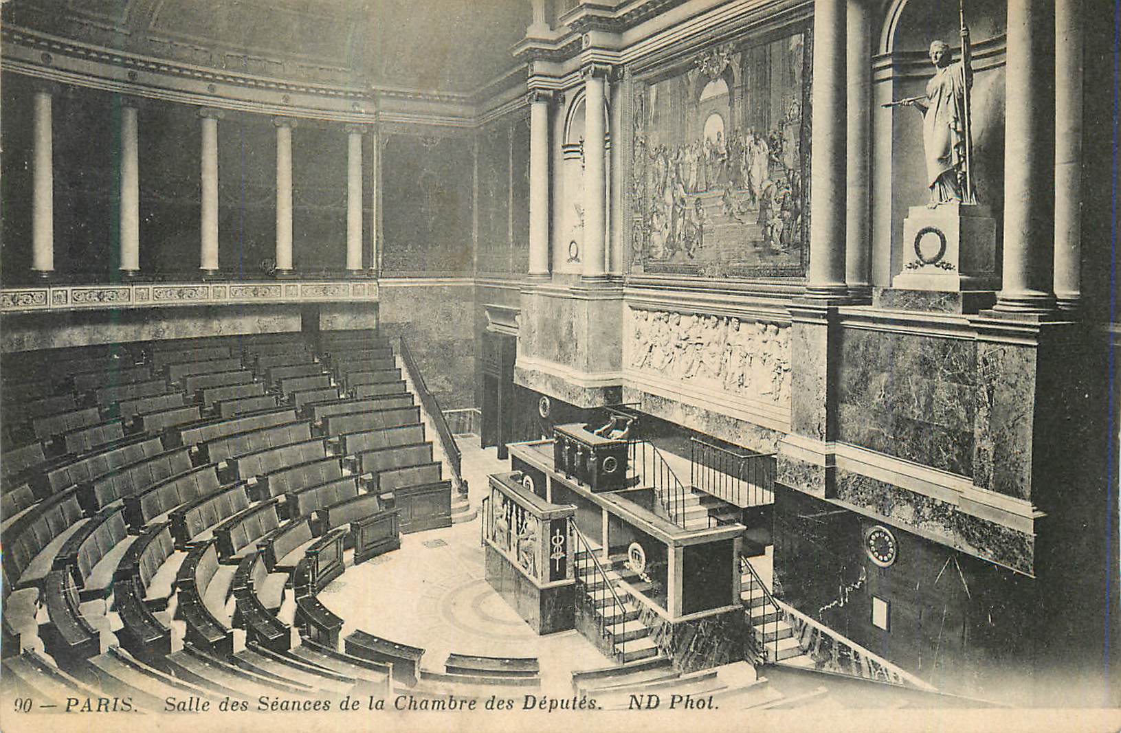 CPA Paris Salle des Seances de la Chambre des Deputes