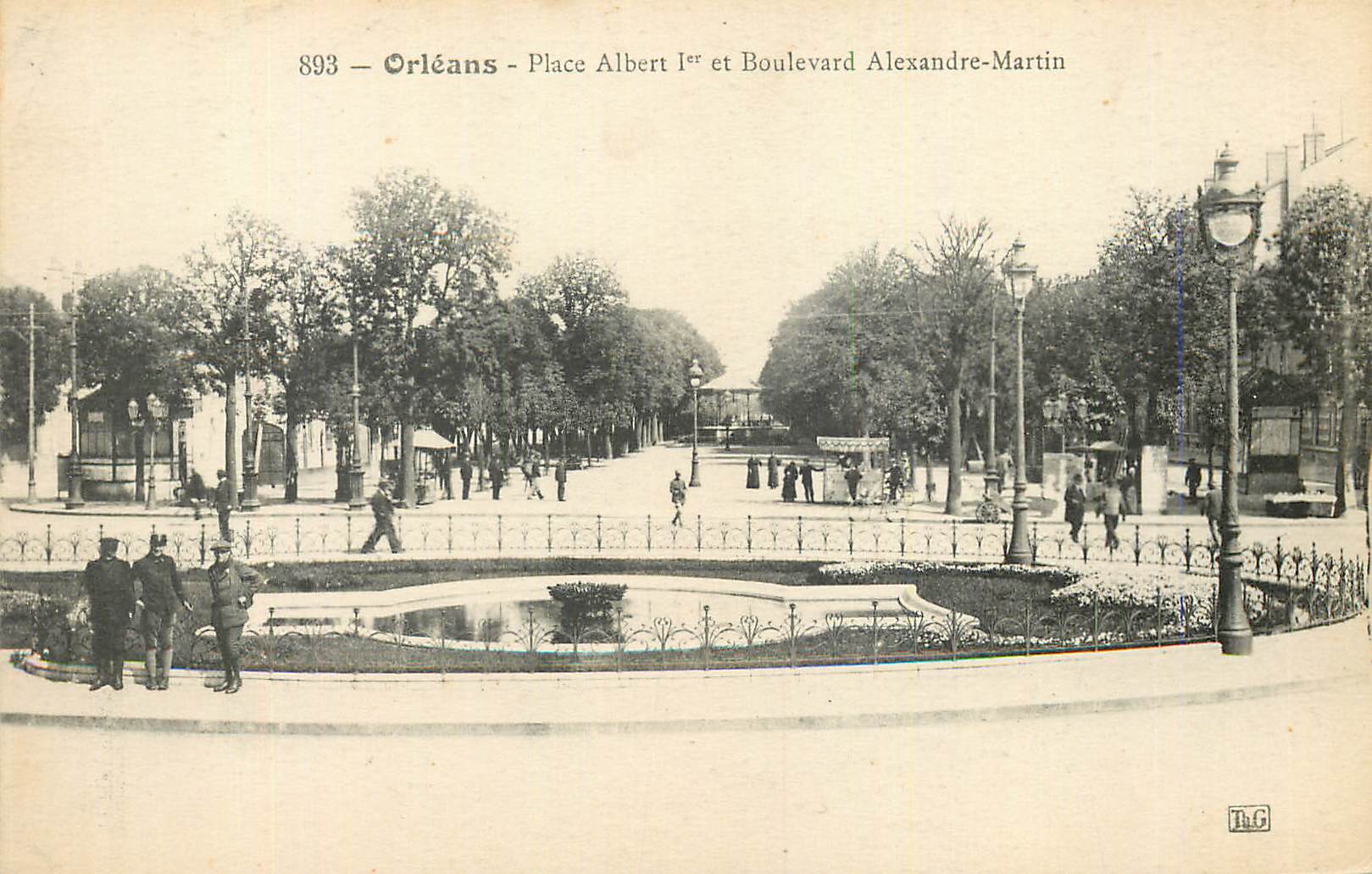 CPA Orleans Place Albert 1er et Boulevard Alexandre Martin