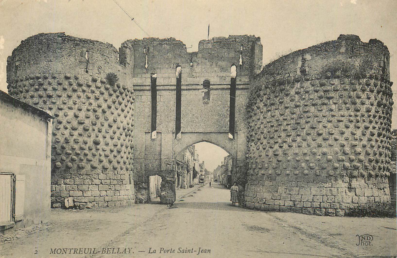 CPA Montreuil Bellay La Porte Saint Jean