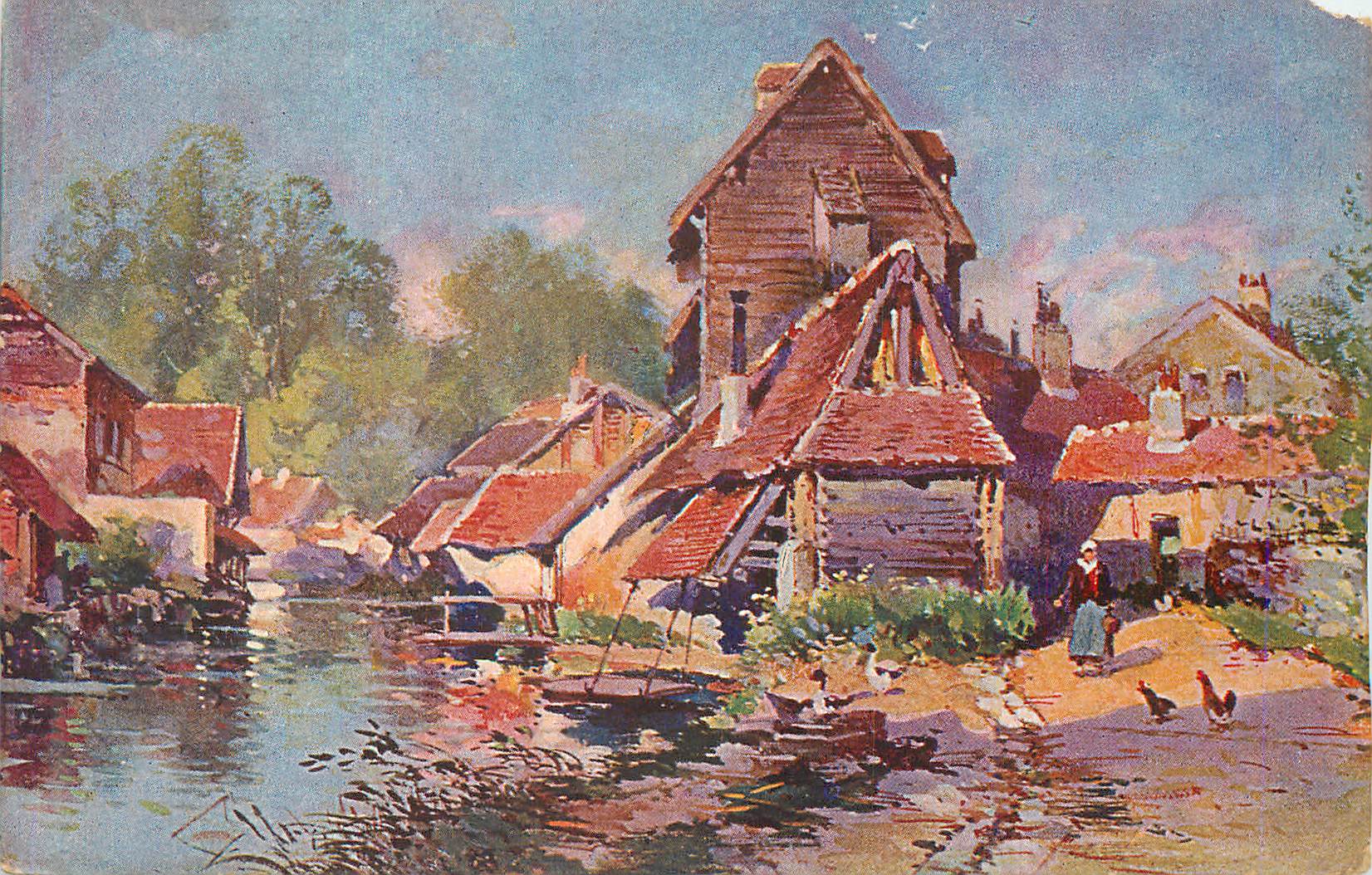 CPA Chicoree extra Daniel Voelcker Coumes a Bayon (M et M) Maison fondee en 1806