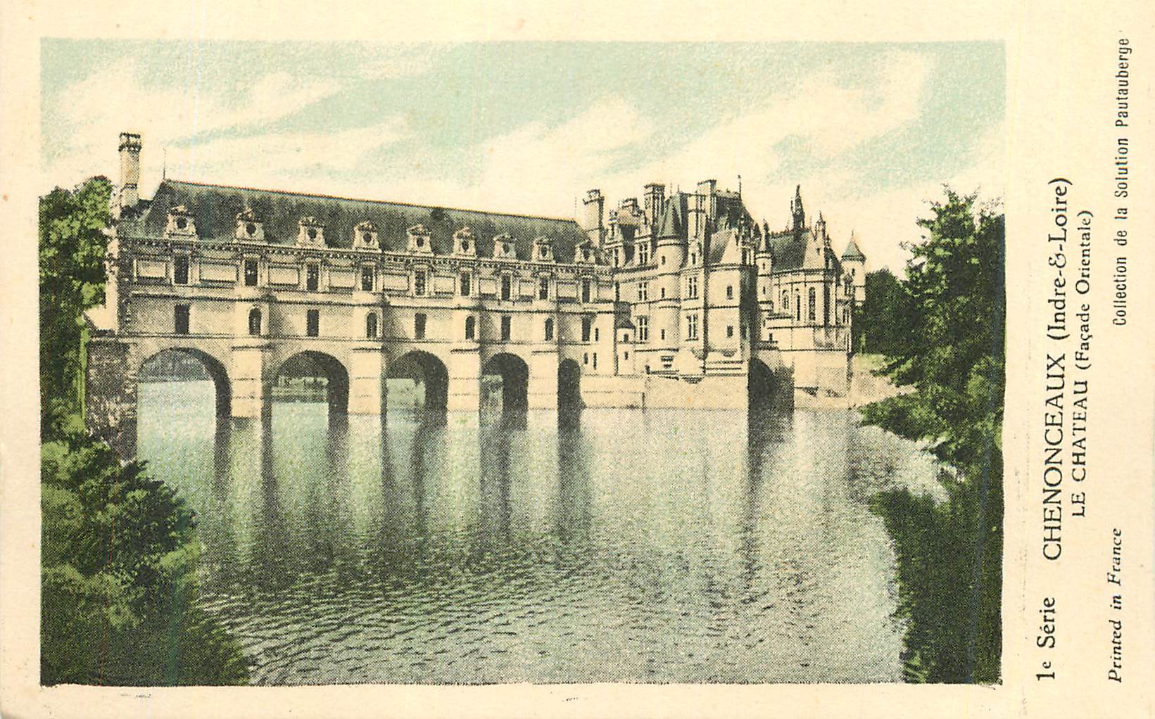 CPA Chenonceaux (Indre et Loire) Le Chateau (Facade Orientale)