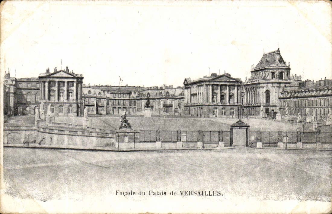 Façade du Palais de VERSAILLES — vue panoramique — éditeur non identifié