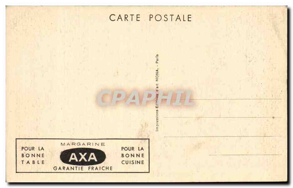Versailles CPA le chateau — Verso