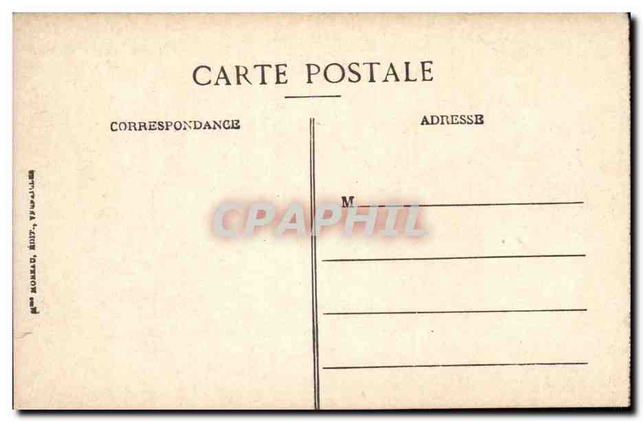 Versailles CPA Palais du Petit Trianon  — Verso