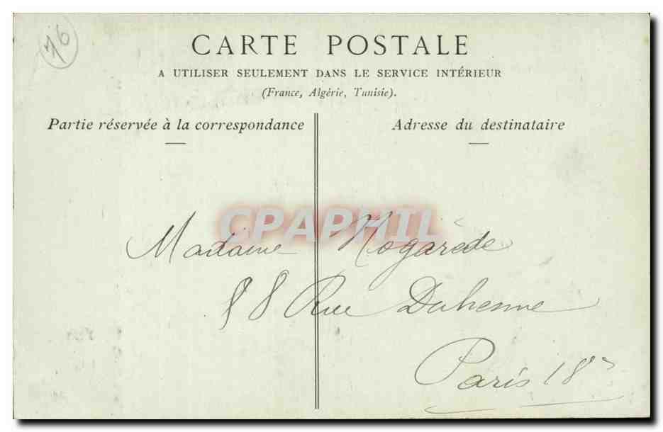 Rouen CPA Vue generale prise de Bon SEcours — Rückseite