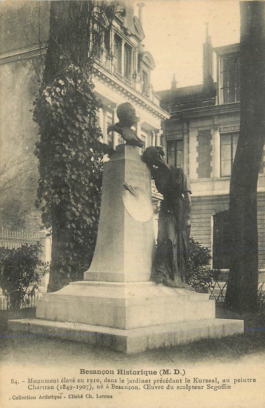 Denkmal für Chartran — Besançon Historisch (M.D.) — Foto von Ch. Leroux