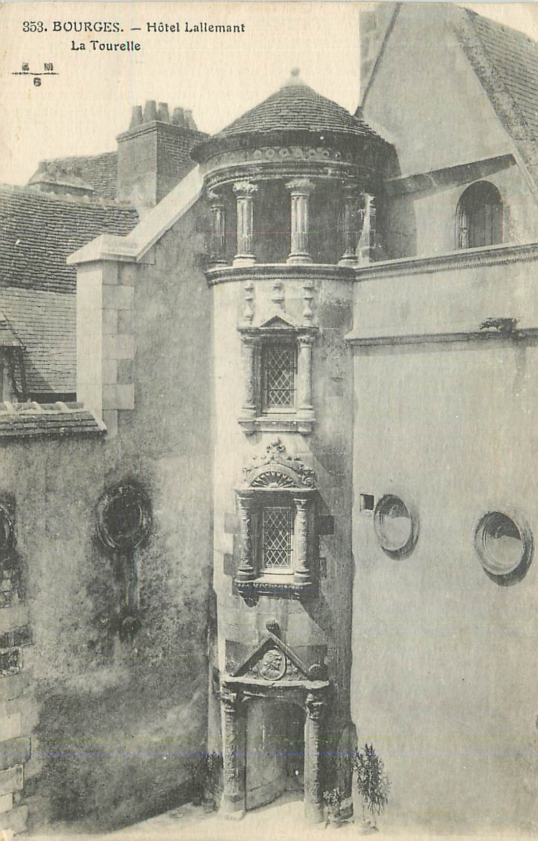 CPA Bourges Hotel Lallemant la Tourelle
