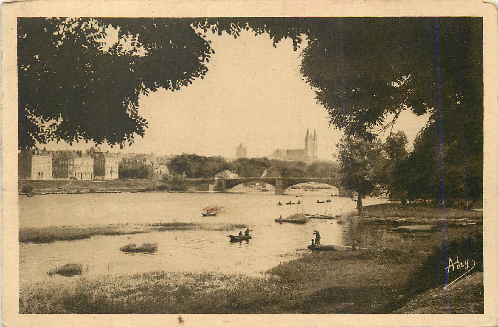 CPA Angers Pont de la Haute Chaine
