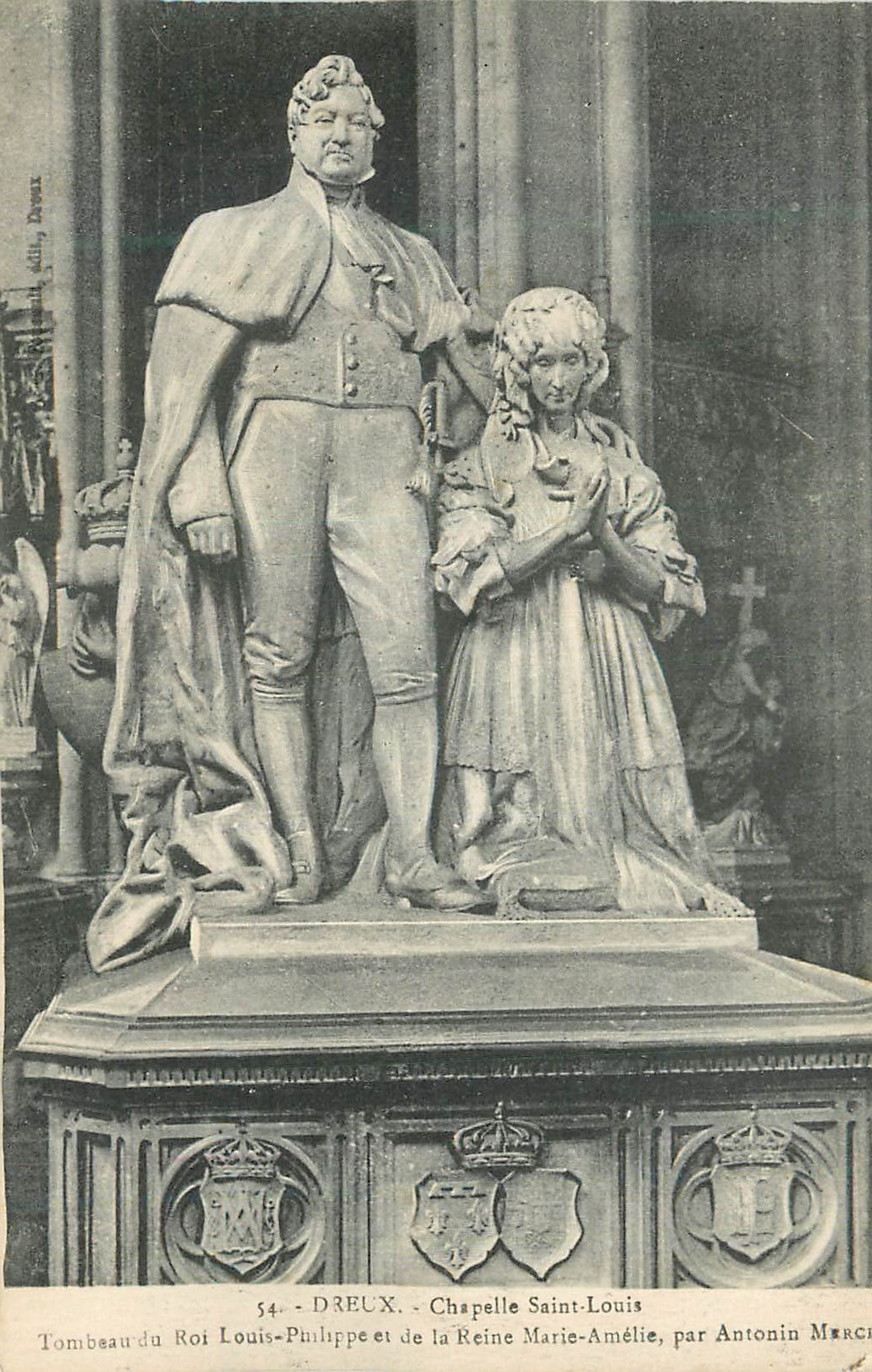 CPA Dreux Chapelle Saint Louis