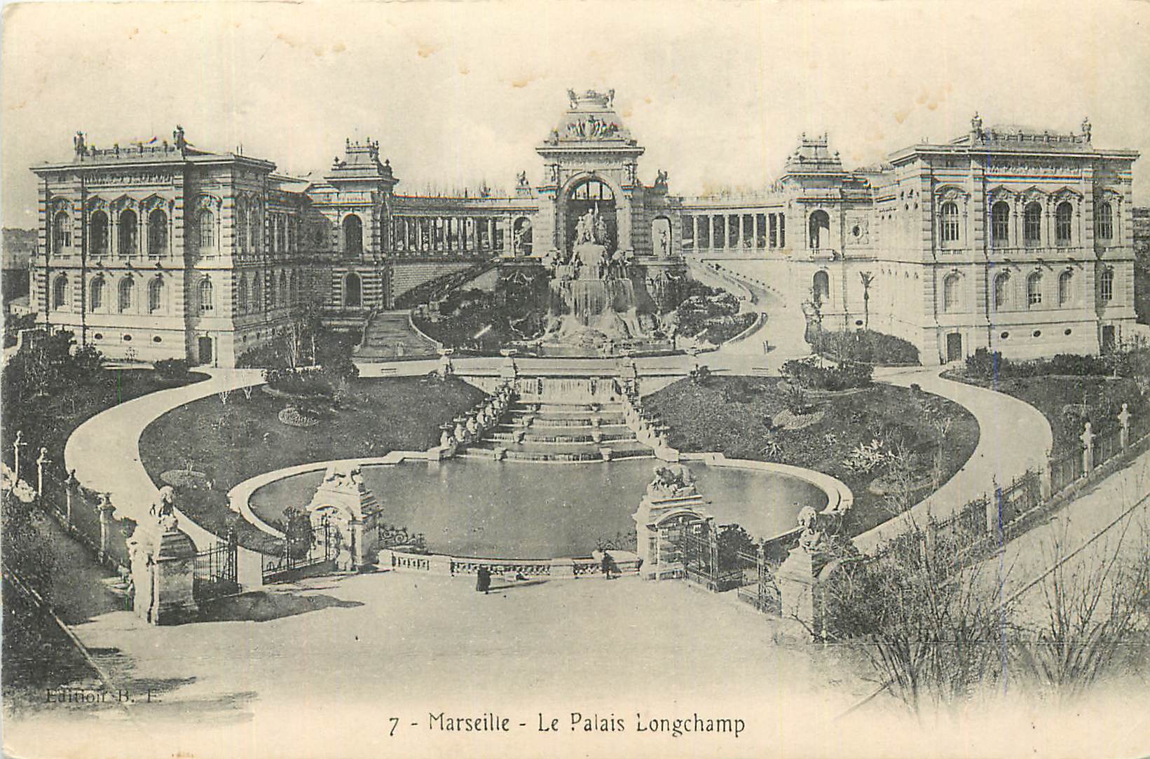 CPA Marseille le Palais Longchamp