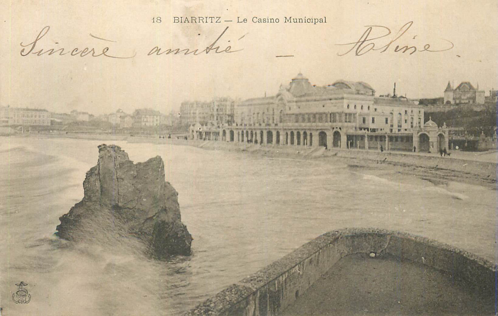 CPA Biarritz le Casino Municipal