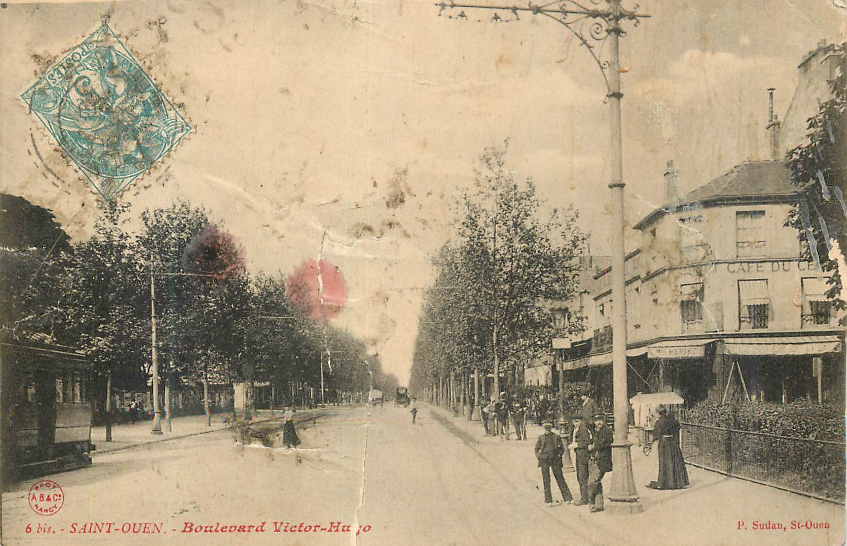 CPA Saint Ouen Boulevard Victor Hugo