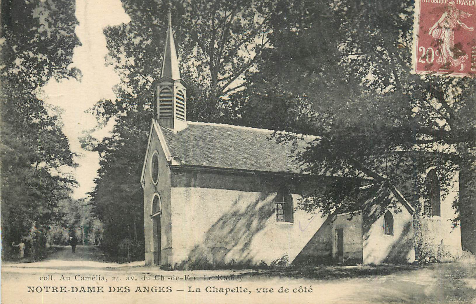 CPA Notre Dame des Anges la Chapelle Vue de Cote