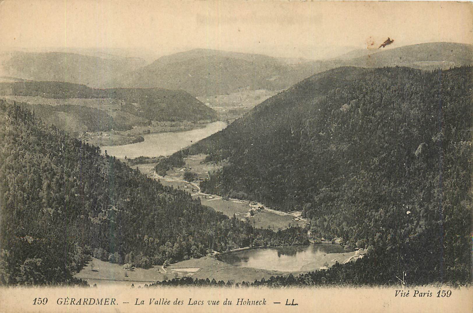 CPA Gerardmer la Vallee des Lacs Vue du Hohneck