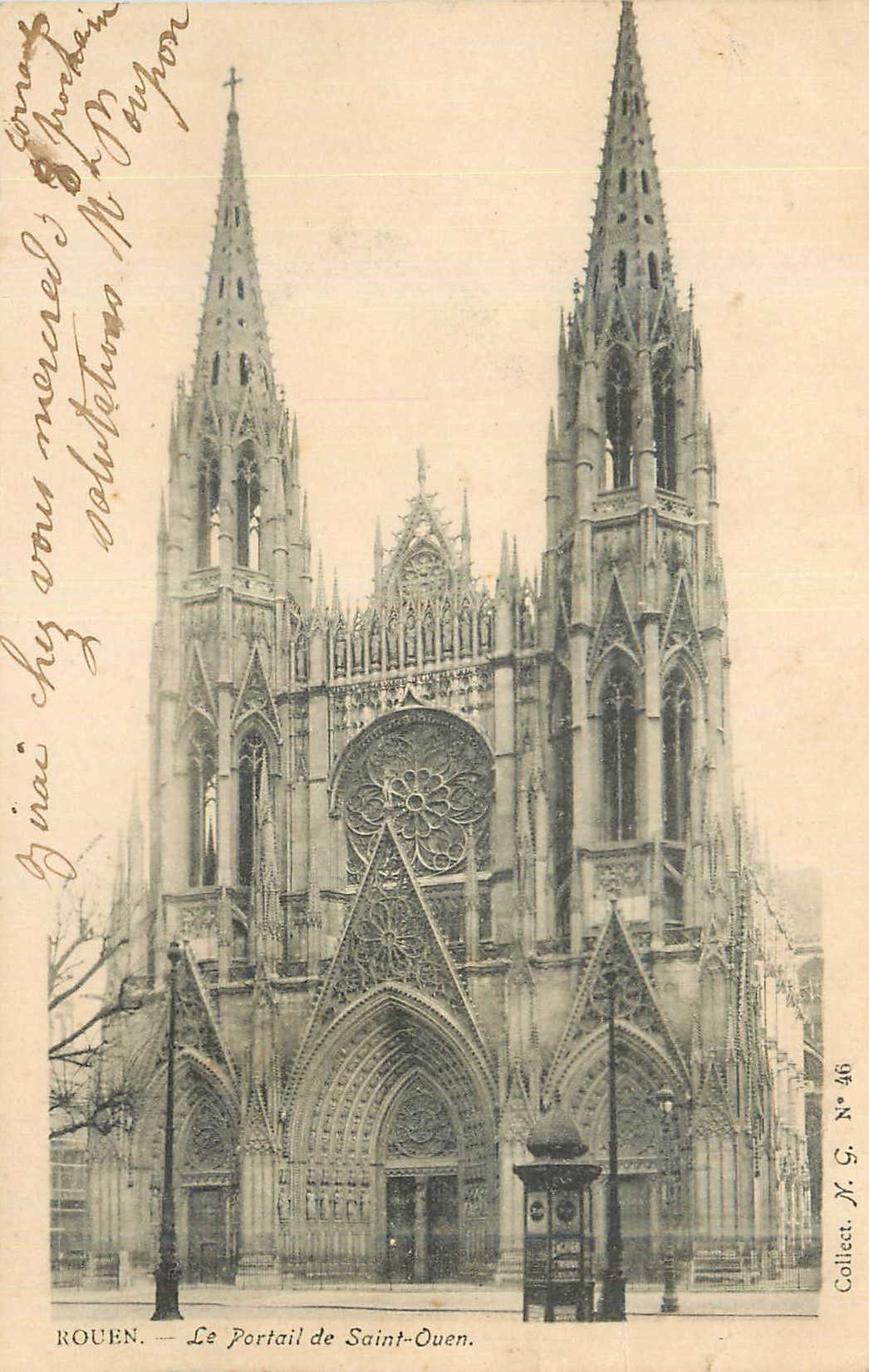 CPA Rouen le Portail de Saint Ouen