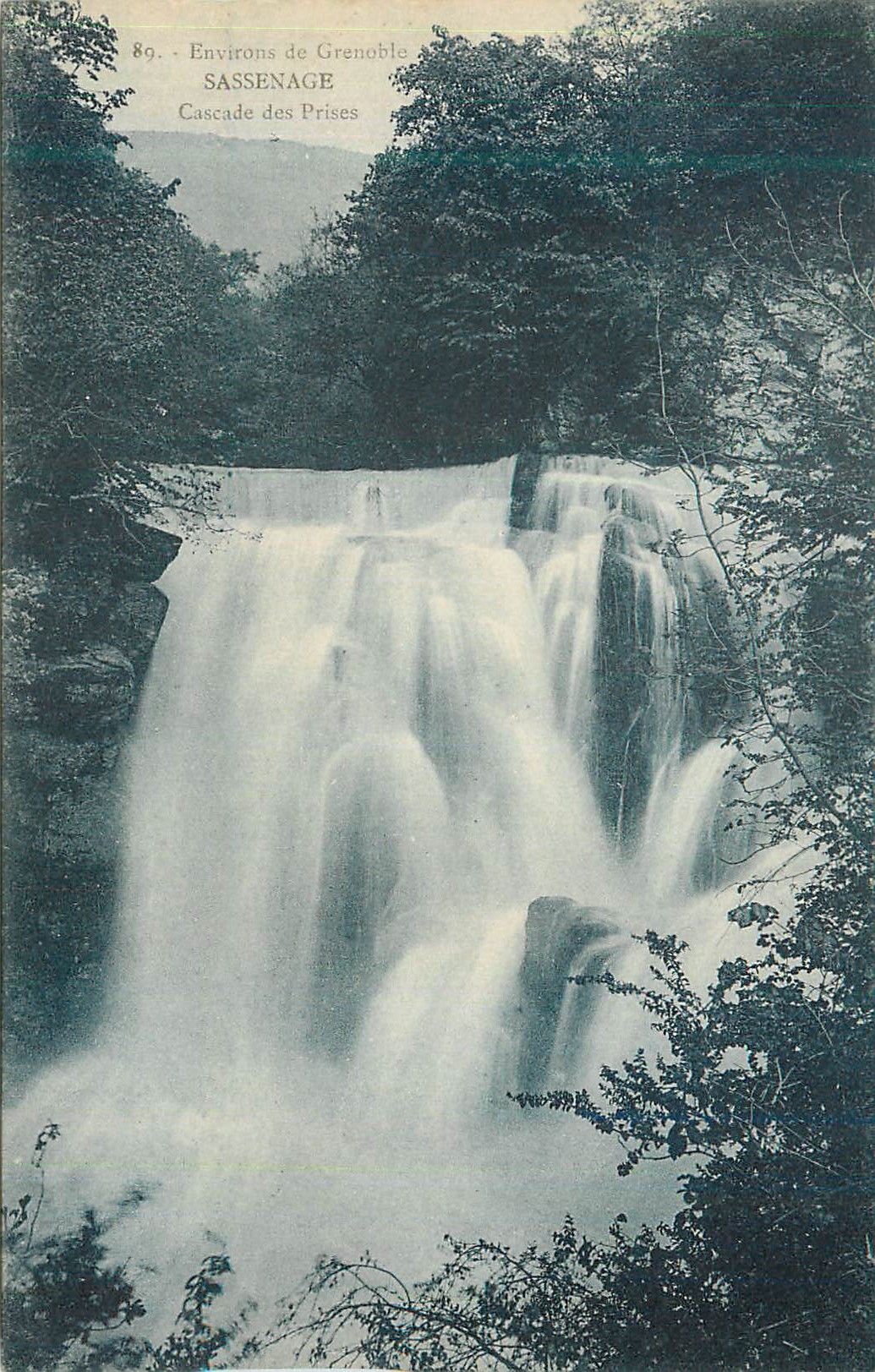 CPA Sassenage Environs de Grenoble Cascade des Prises