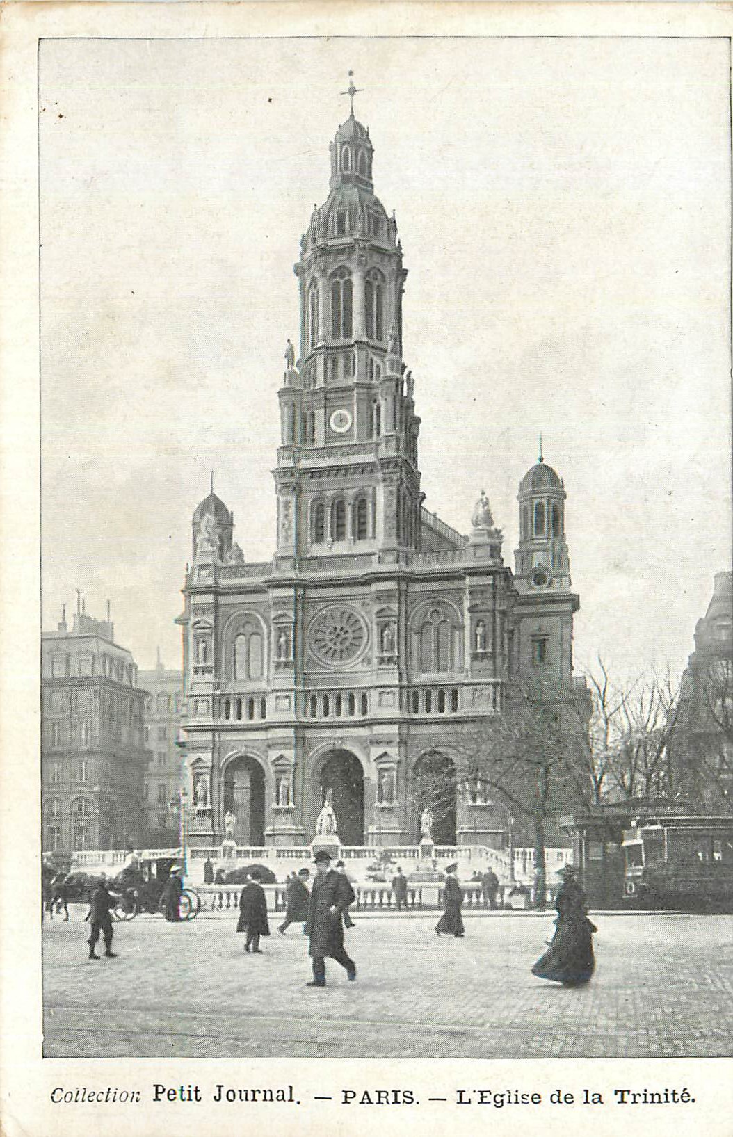 CPA Paris l'Eglise de la Trinite