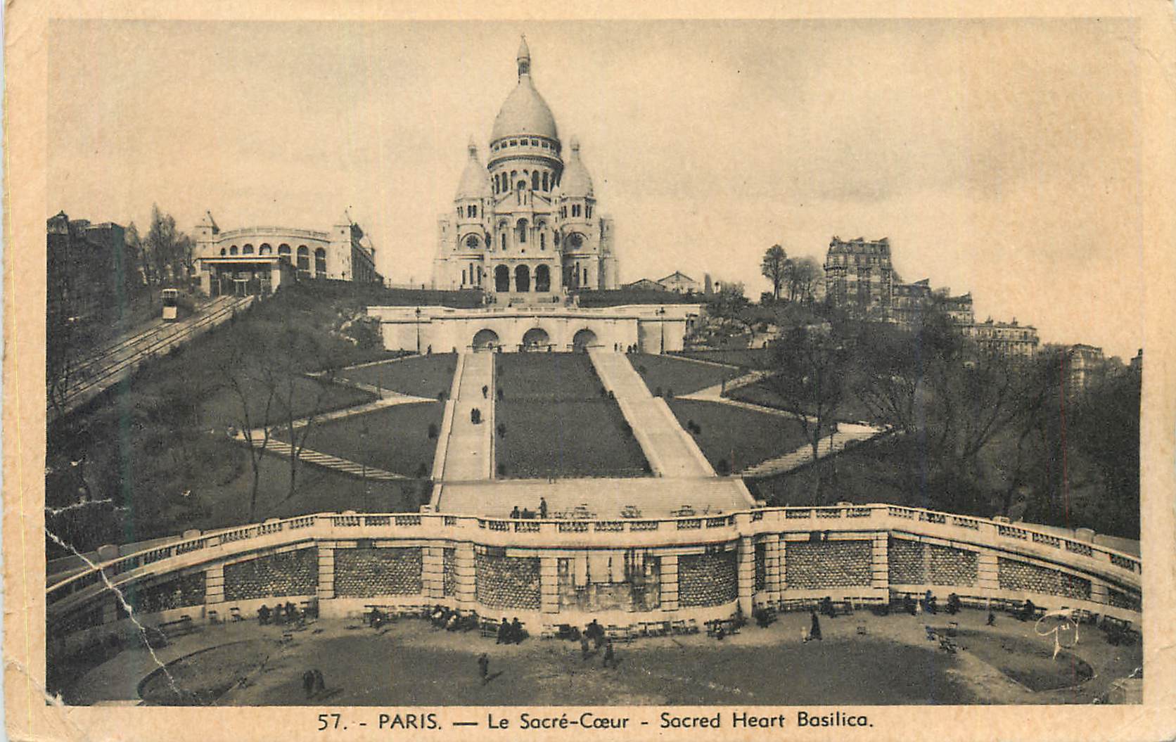 CPA Paris le Sacre Coeur