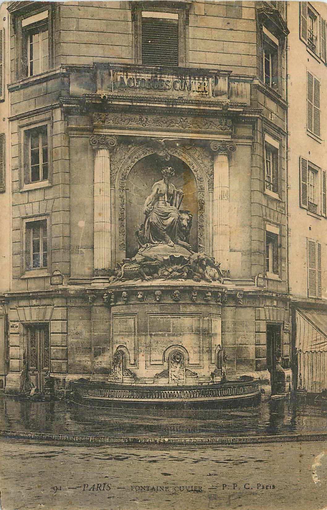 CPA Paris Fontaine Cuvier